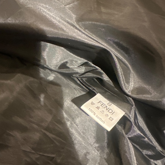 Fendi Style Windbreaker Jacket with Hood - Picture 6 of 7